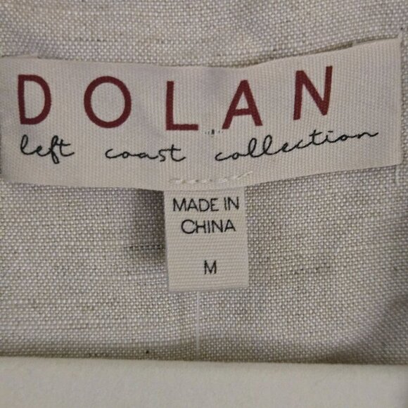 Anthropologie Dolan NWT Pleated Back Cropped Blazer Linen Blend Size M - Picture 10 of 11